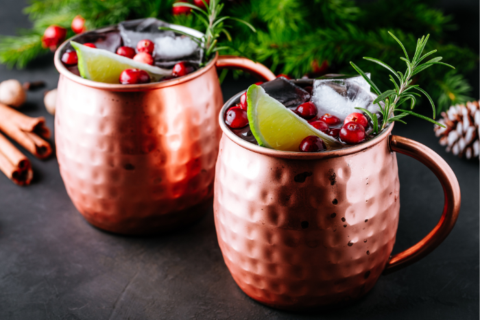 Low Carb Holiday Cocktails - Christmas Fruit Cake